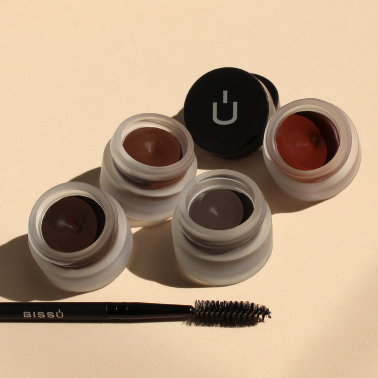 Pomada para cejas, acabado de larga duración