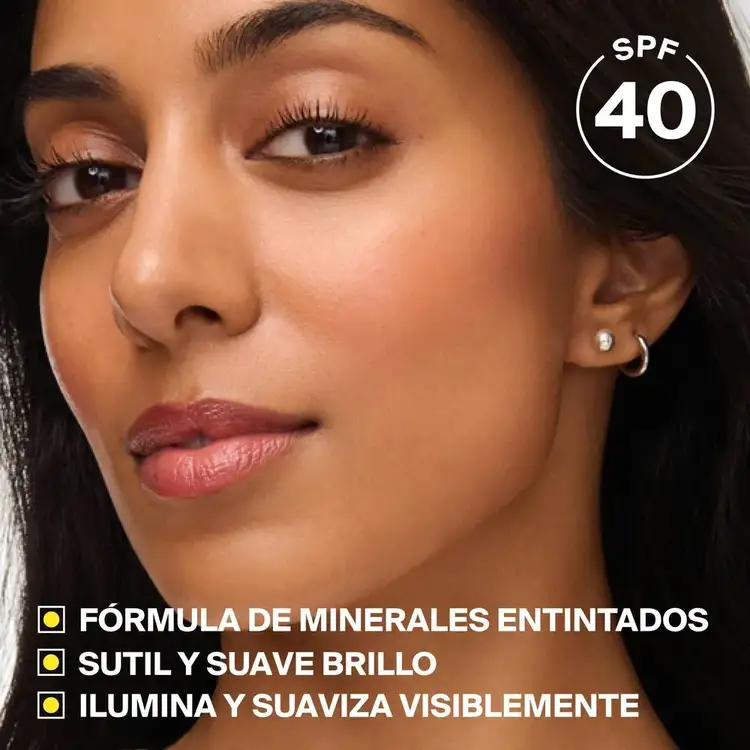 Mineral Glowscreen Soft-Radiance Drops SPF 40 - Sunrise - Protector solar SPF 40, con color que realza la luminosidad