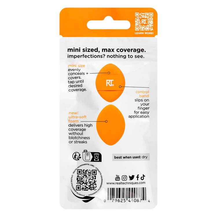 Mini Miracle Concealer Puff Trio - Trio de esponjas, para aplicación de maquillaje