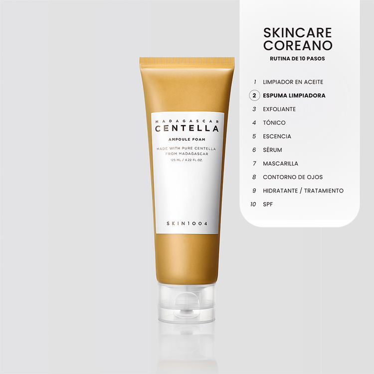 Madagascar Centella - Espuma limpiadora, limpieza efectiva y calmante