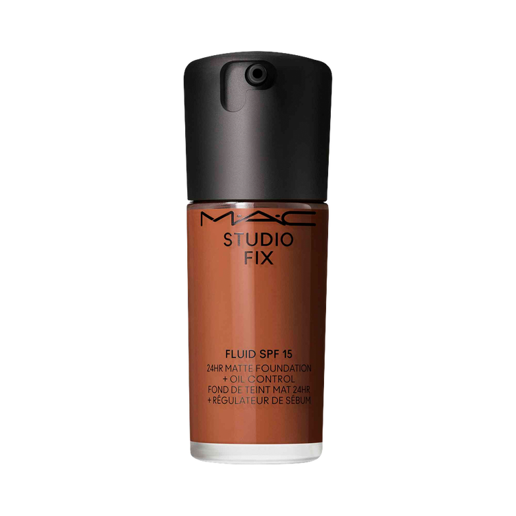 Studio Fix Fluid Spf 15 24Hr Matte Foundation + Oil Control Base de maquillaje mate natural, controla grasa e hidrata