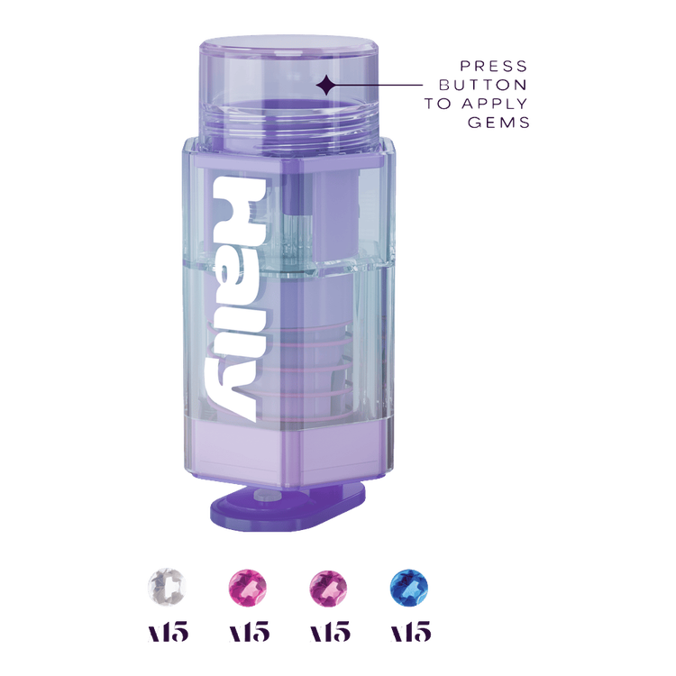 Gem Pen Hair Gem Styling Set - Device & 60 Gems Set de gemas adhesivo seguro para el cabello