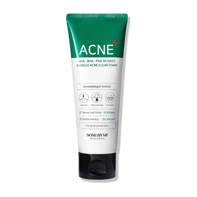 30 Days Miracle Acne - Limpiador facial, con AHA-BHA-PHA