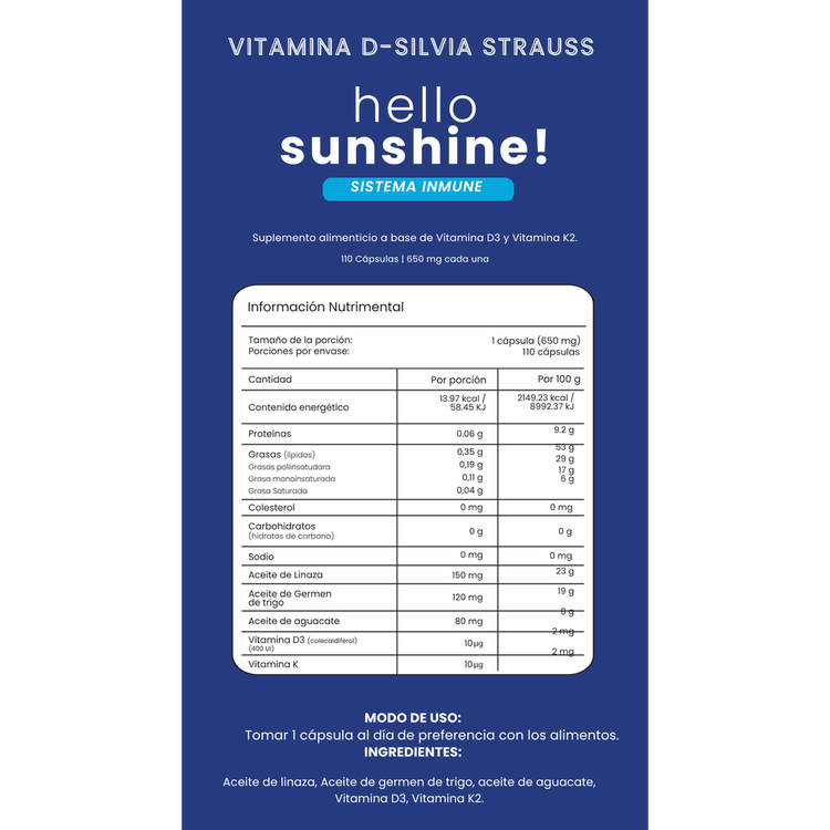 Vitaminas - Suplemento alimenticio, optimiza tu salud ósea y equilibrio inmunológico natural