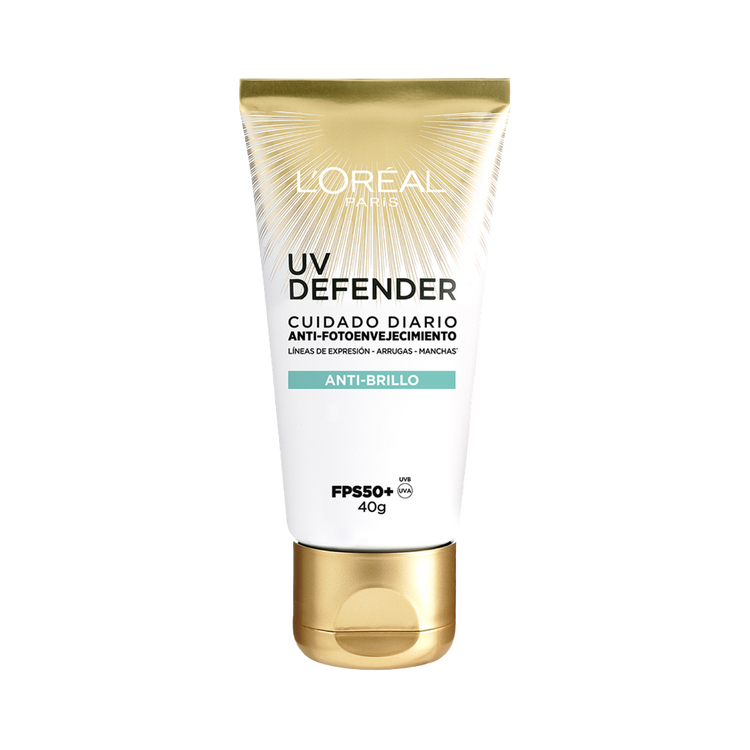 L'Oreal Paris Uv Defender Protector solar reduce arrugas y manchas solares