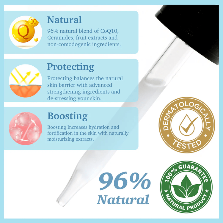 Smoothing Q10 + Vit E - Serum facial, reduce daño solar y repara