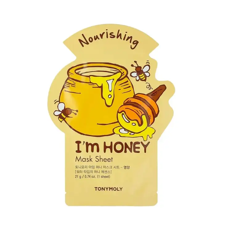 I'm Honey - Mascarilla facial, nutrición con miel para una piel radiante