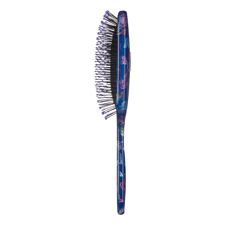 Knot Dr PRO BRITE - Cepillo para densenredar color azul con mariposas