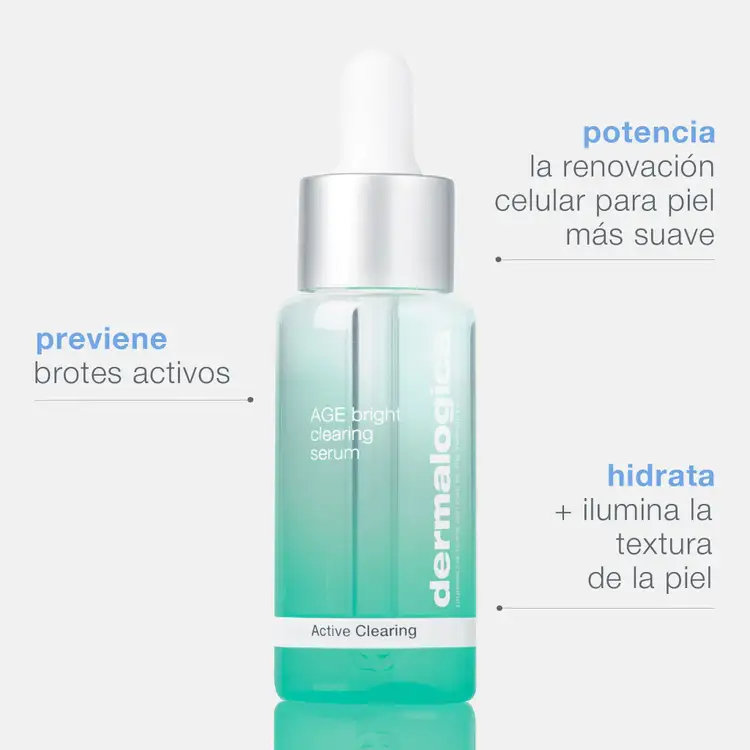 Age Bright Clearing Serum Suero para prevención de brotes reduce signos del envejecimiento