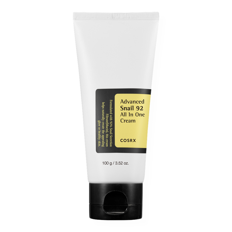 Advanced Snail 92 - Crema facial, hidrata y nutre la piel irritada