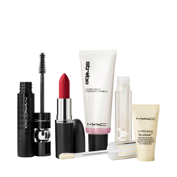 Surreal Deal - Set para ojos, labios y piel con una mezcla de cinco productos más vendidos en tamaño mini y full-size