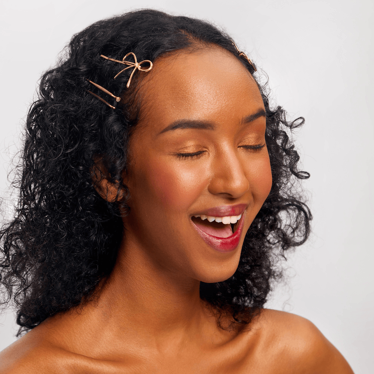 Puffy & Bow Bobby Pins - Pasadores, fijación segura y práctica