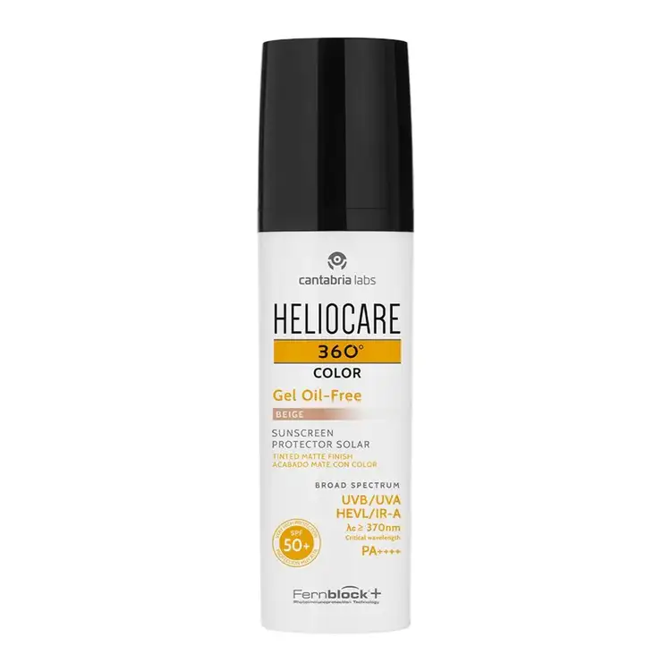 Color Gel Oil-Free SPF 50+ Protector solar facial para pieles grasas o con tendencia acneica