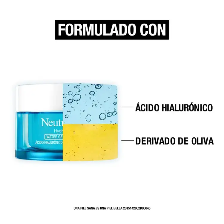 Hydro Boost - Crema facial en gel, hidratante con ácido hialurónico