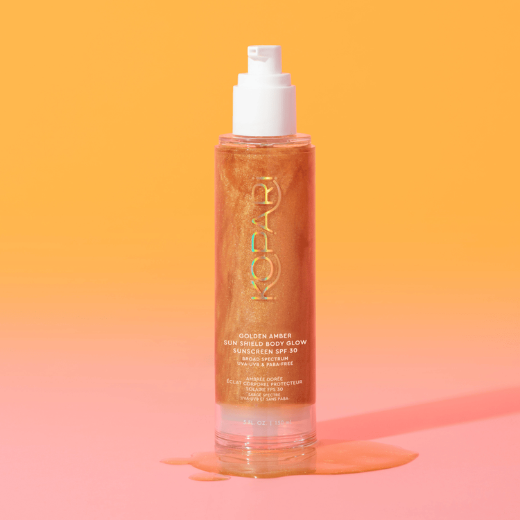 Golden Amber - Protector solar, en gel transparente SPF 30