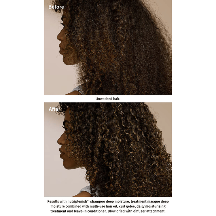 Nutriplenish Shampoo hidrata y nutre el cabello seco y opaco