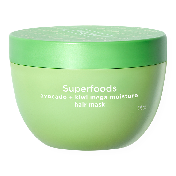 Superfoods Avocado + Kiwi Mega Moisture Hair Mascarilla capilar hidrata el cabello