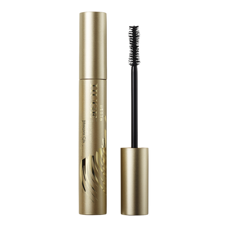 Huge Extreme Lash Volumizing Máscara volumizadora volumen, longitud, rizo, elevación y negro intenso en una sola capa