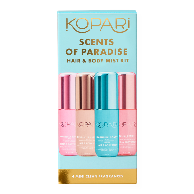 Scents Of Paradise - Kit de brumas, para cabello y cuerpo