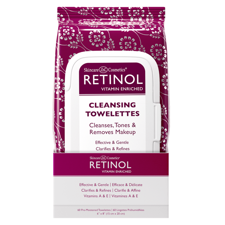 Retinol Toallitas limpiadoras antiedad con retinol