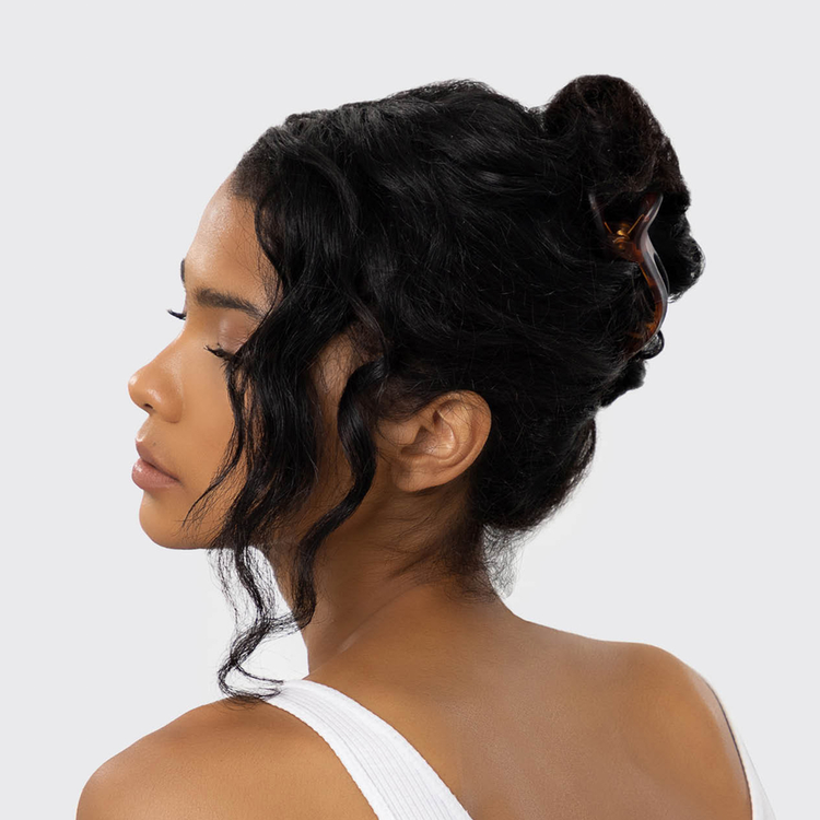 Flat Lay Curved Claw Clips Pinzas para el cabello fijación segura y estilo versátil