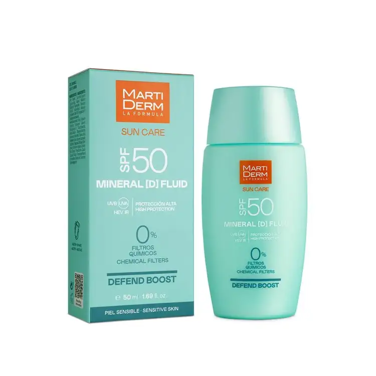 SPF 50 Mineral D Protector solar protección solar con prebióticos