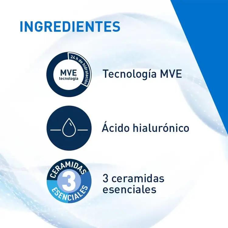 Loción hidratante, de uso facial y corporal