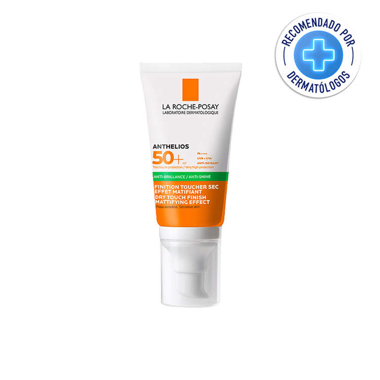 Anthelios - Protector solar facial, anti-brillo