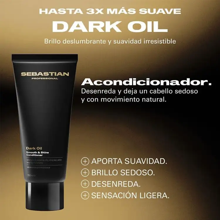 Dark Oil - Acondicionador, brillo y suavidad