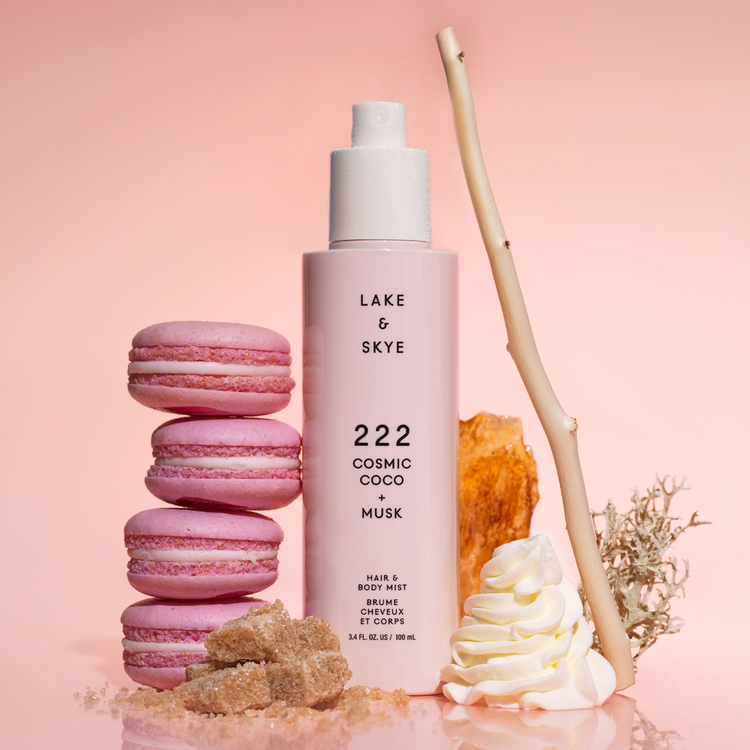 222 Cosmic Coco + Musk - Spray mist para cuerpo y cabello, mezcla suave y radiante