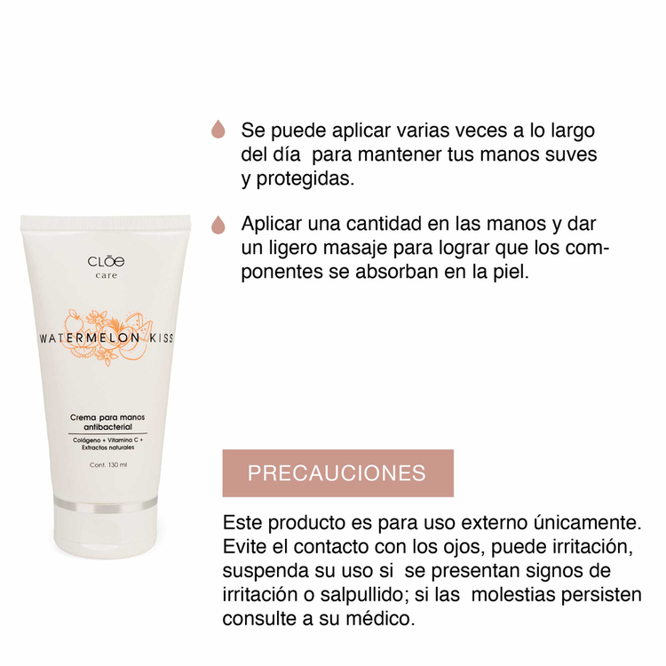 Crema para manos, para todo tipo de piel