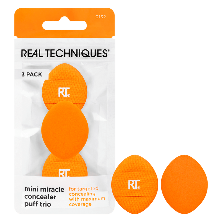 Mini Miracle Concealer Puff Trio - Trio de esponjas, para aplicación de maquillaje