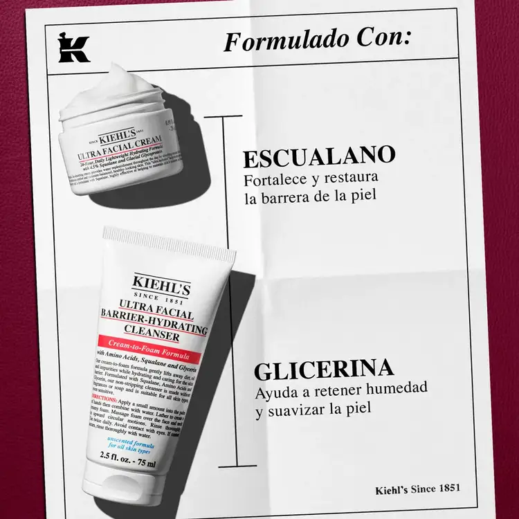 Hydrate all the way - Set de regalo, hidratante facial + limpiador facial en espuma