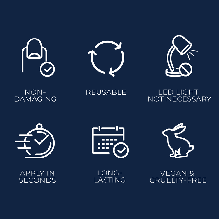 Gel Fantasy Allure Uñas postizas hasta 7 días de duración