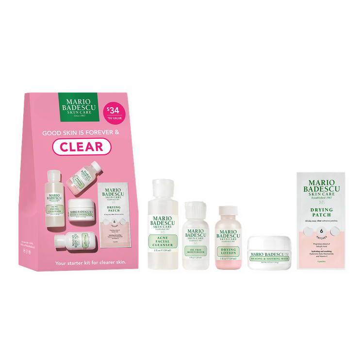 Good Skin is Forever & Clear Rutina de cuidado de la piel trata las imperfecciones