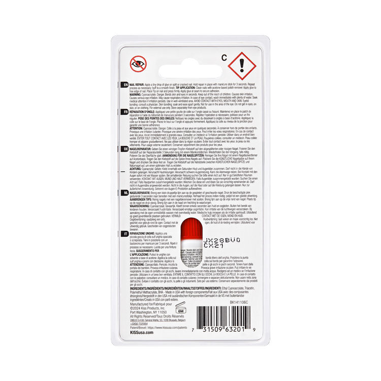 Powerflex Pegamento para uñas fórmula de secado rápido y larga duración