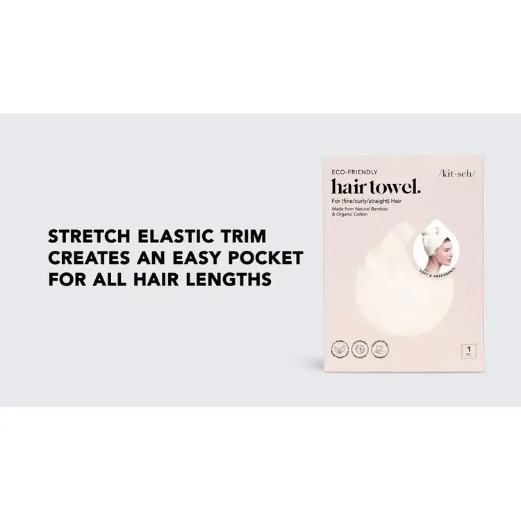 Quick Dry Microfiber Hair Towel - Toalla de microfibra, secado suave y rápido