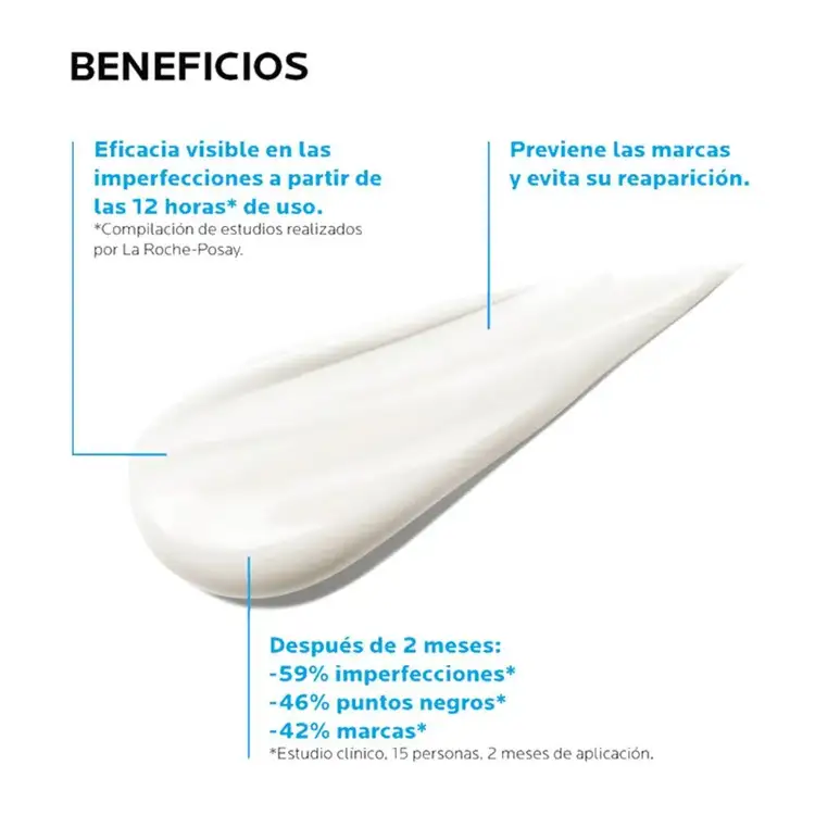 Effaclar Hidratación facial tratamiento corrector triple