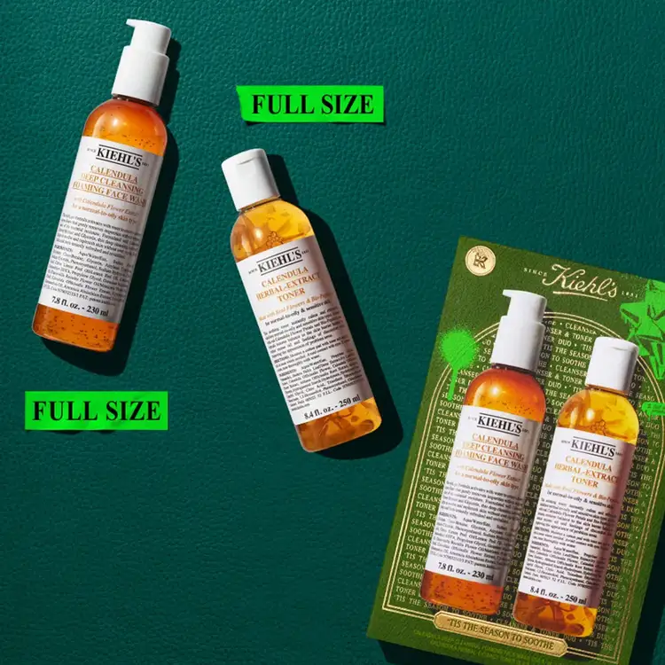 Leave the oil behind - Set de regalo, limpiador facial + toner facial