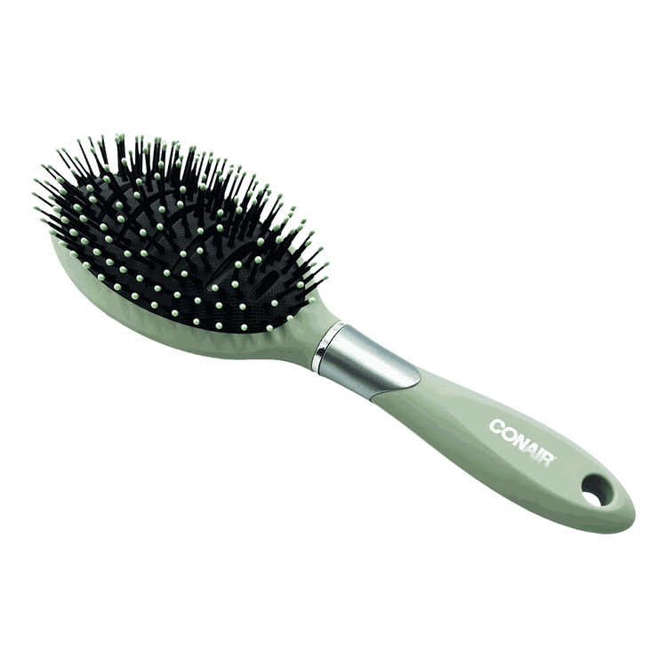 Velvet Touch - Cepillo ovalado, color verde