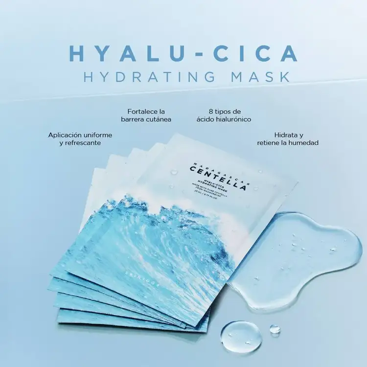 Mother's - Set de regalo, Cotton Soft Protector solar + Floria Brightening Gel peeling + Hyalu Cica mascarilla hidratante