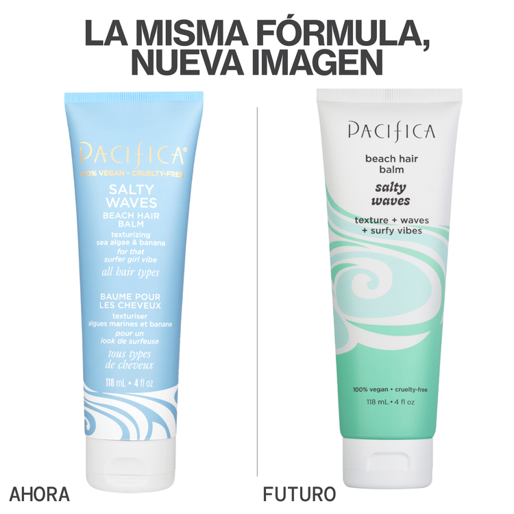 Beach Hair Balm Salty Waves - Tratamiento sin enjuague, hidrata y nutre el cabello