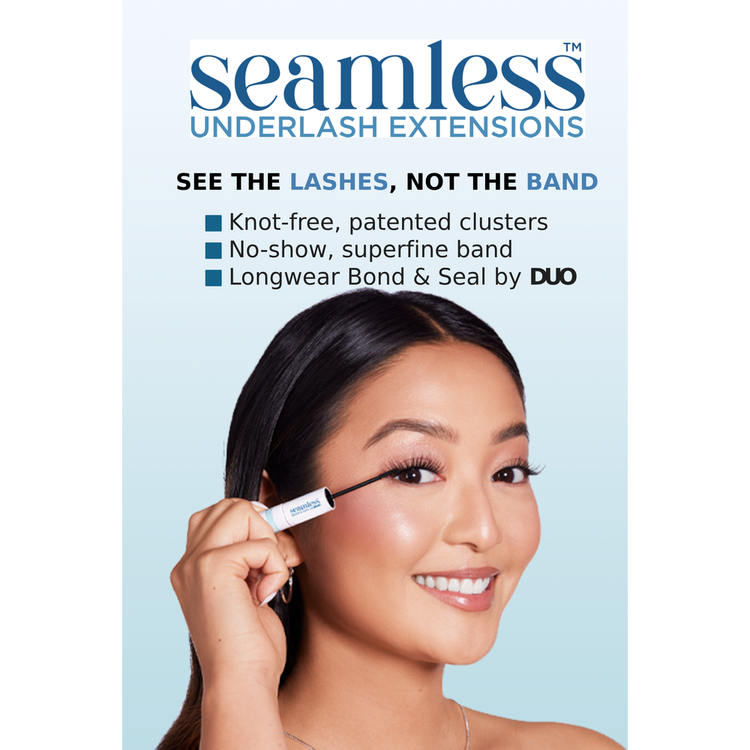 Seamless Underlash Extension Refill Relleno para extensiones pestañas inferiores naturales