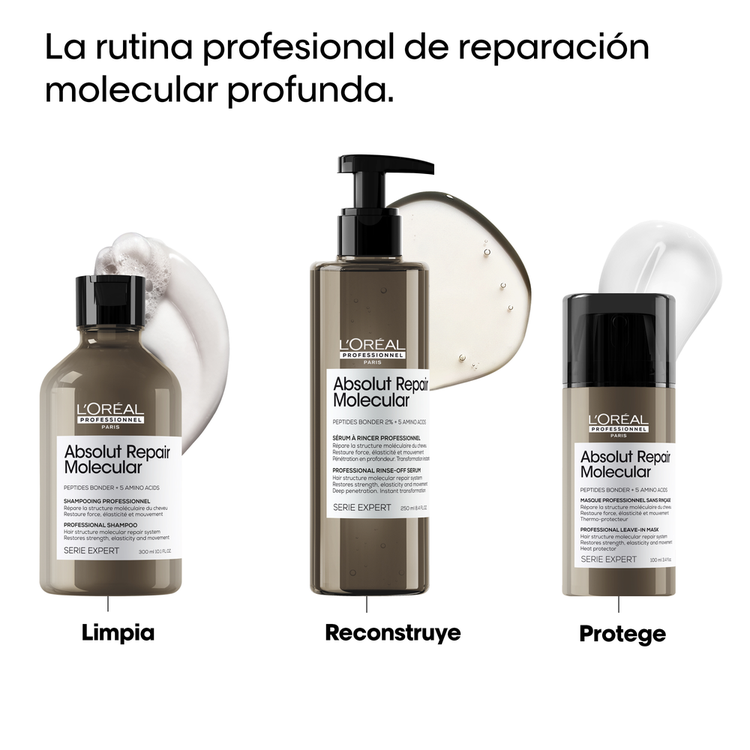 Absolut Repair Molecular - Mascarilla, fortalece, repara y reduce quiebre
