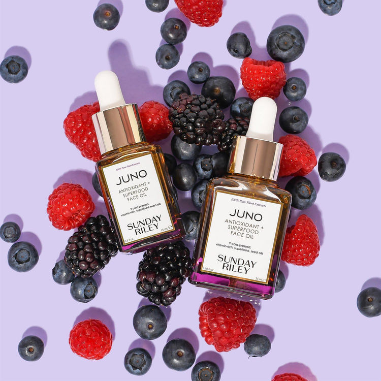 Juno Antioxidant + Superfood Aceite facial antioxidante nutre y da brillo con superalimentos