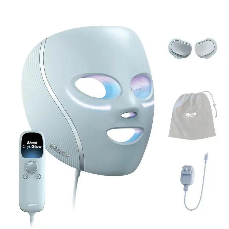 CryoGlow - Máscara facial LED, con tecnología refrescante
