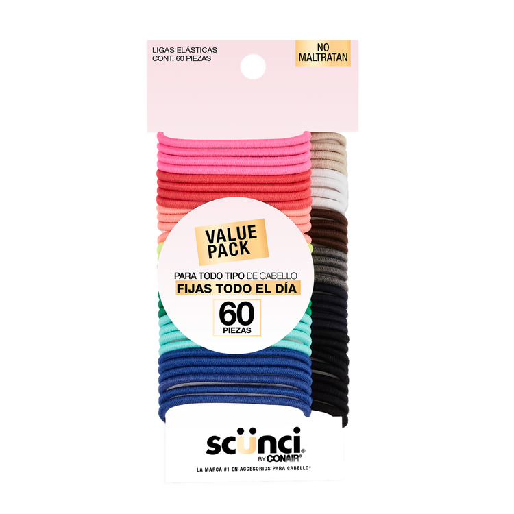 Scunci - Ligas elásticas en diferentes colores