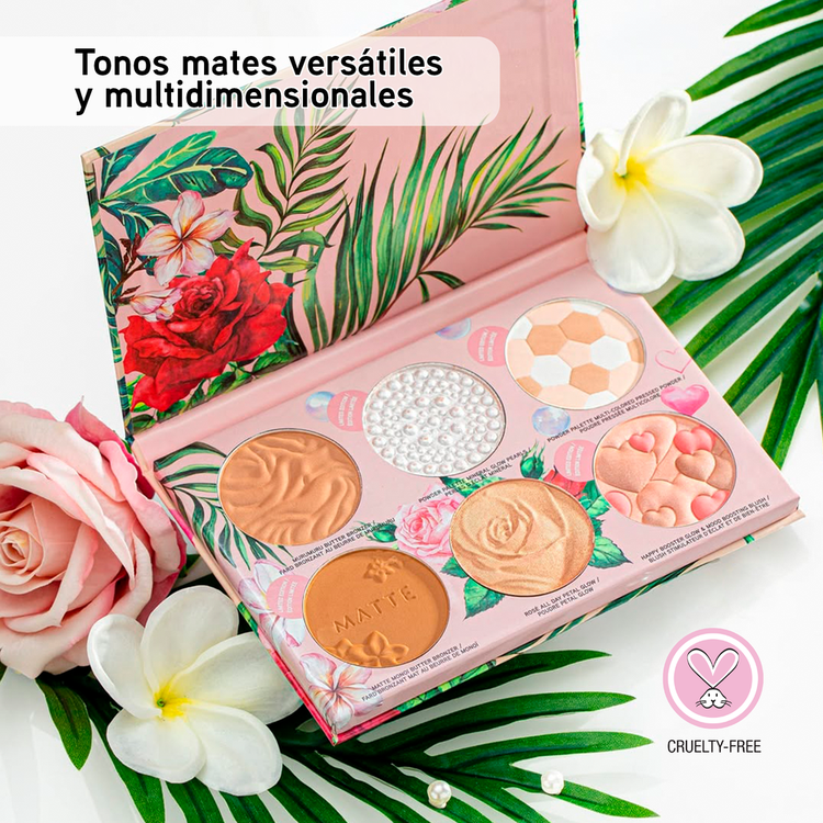 Kit All-Star Palette Paleta de bronzer e iluminadores fórmula suave aterciopelada