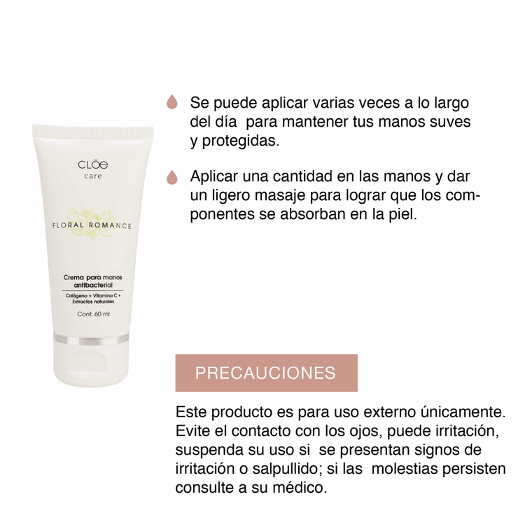 Crema para manos, para todo tipo de piel