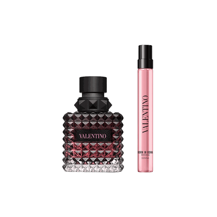 Born in Roma Donna - Set de regalo, Eau de Parfum Intense 50ml + 10 ml diseñada para ella